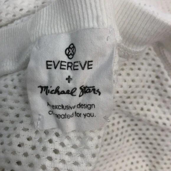 Evereve x Michael Stars Women's Mesh Dolman Sleeve Top Shirt Size S White Disco - Picture 6 of 9